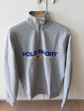 Ralph Lauren Polo Sport Men’s Half-Zip Sweatshirt – Grey