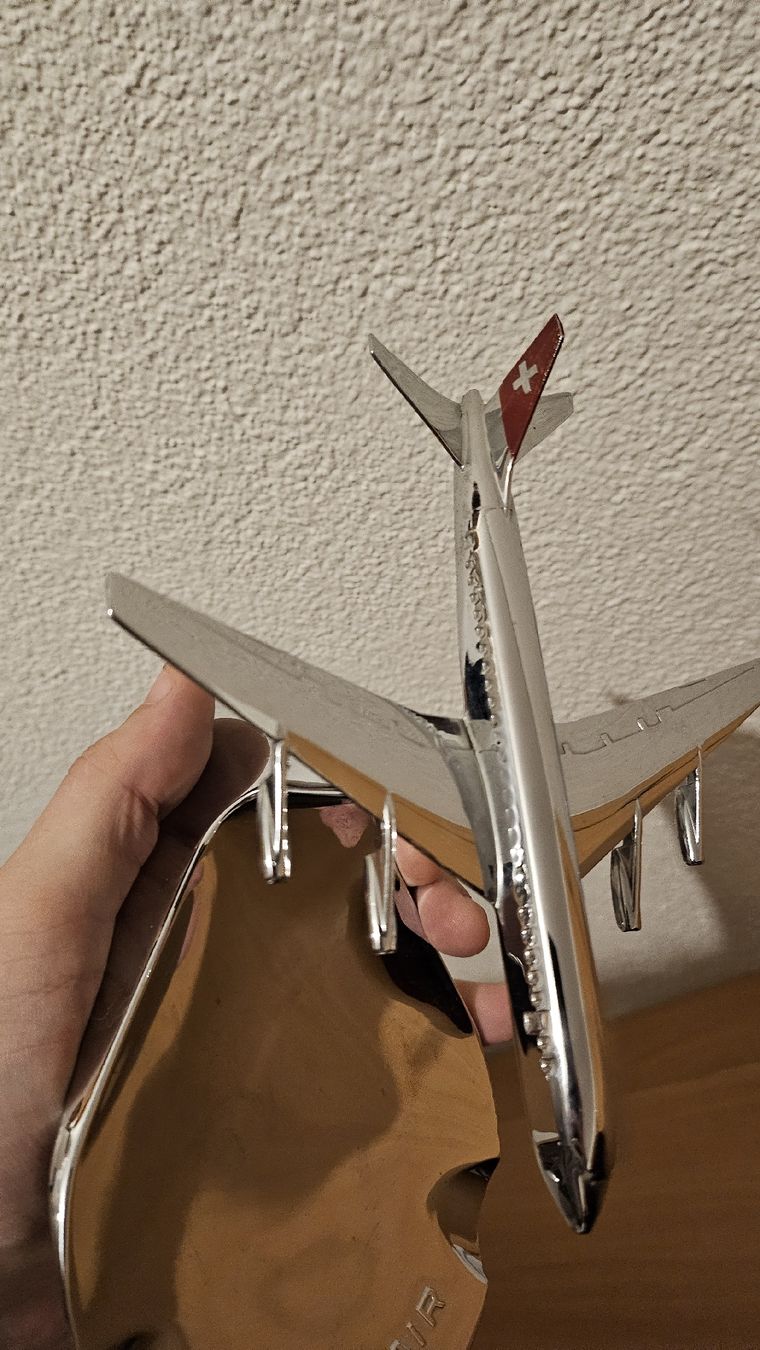 Swissair Portacenere: Swissair Aschenbecher – Usato da Emmetten venduto da Jflow5430 3