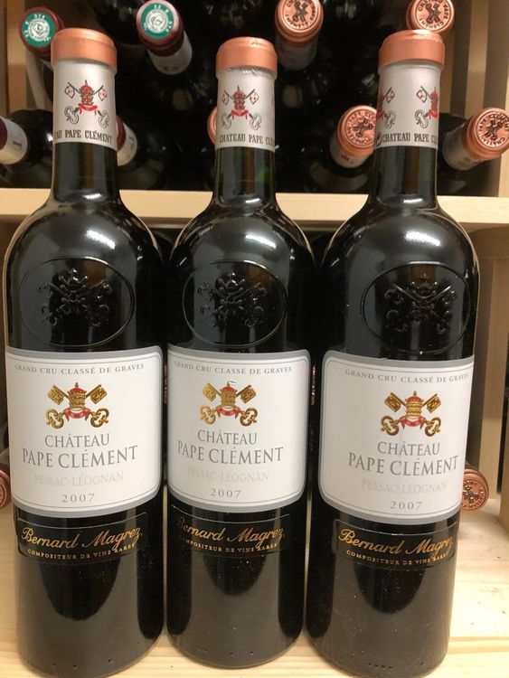 Vin rouge lot de 3 bouteilles graves château olivier grand cru classé
