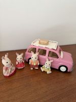 Sylvanian Families Häschen Familie mit Auto, Reise-Set, Somm