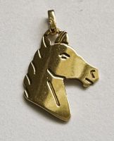 Anhänger 18Karat Gelbgold "Pferdekopf"