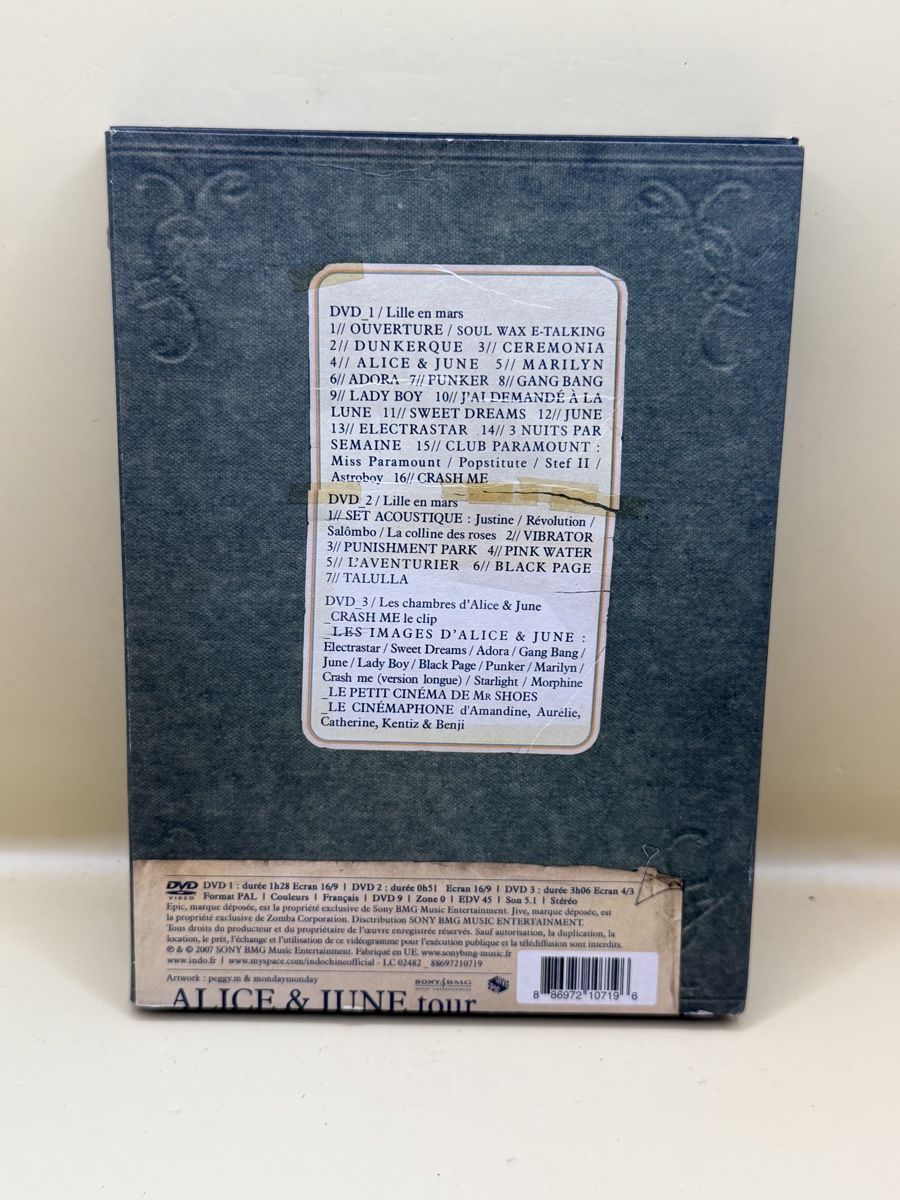 Tous les DVDs: Indochine Alice & June Tour DVD Box Set – D'occasion à Genève par sho_67qj 1