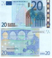 20 Euro M Portugal U021 signatur  drache unc