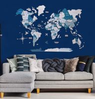 Eine Holzweltkarte für Wand - ein faszinierendes Geschenk