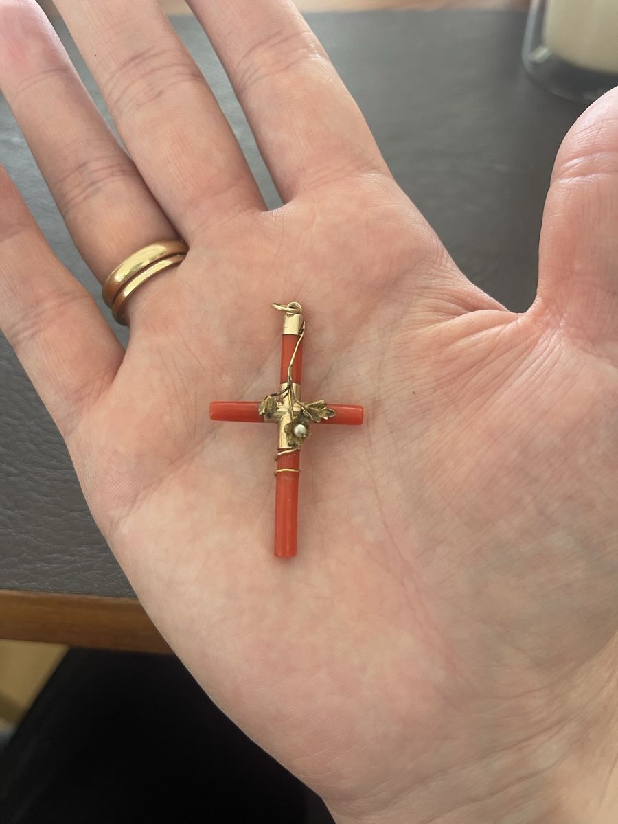 Ciondoli: Antik Victorian Sardinian Kreuz – Usato da Männedorf venduto da FigliMigli 3