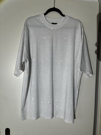 Balenciaga Oversized Crystal T-shirt
