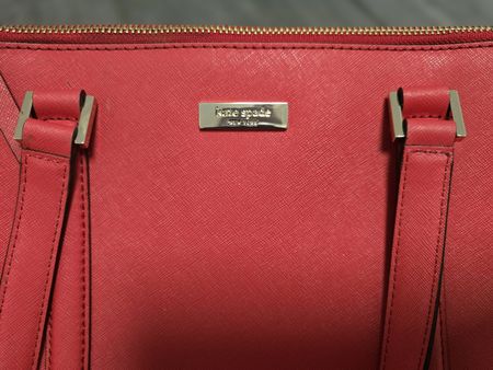 Kate Spade Handtasche rot Leder guter Zustand