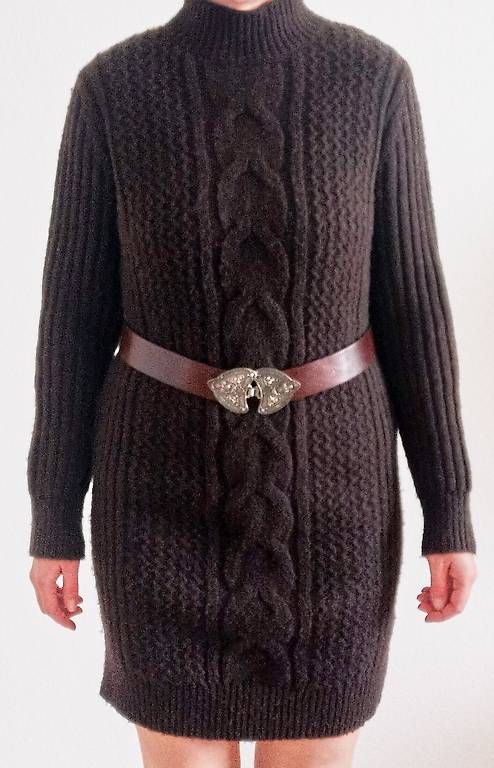 Vestiti: TOMMY HILFIGER ROBE PULL EN MAILLE, Brun, TAILLE S – Usato da Montreux venduto da kli_wq2k