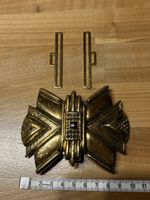 Gürtelschnalle gold farbig