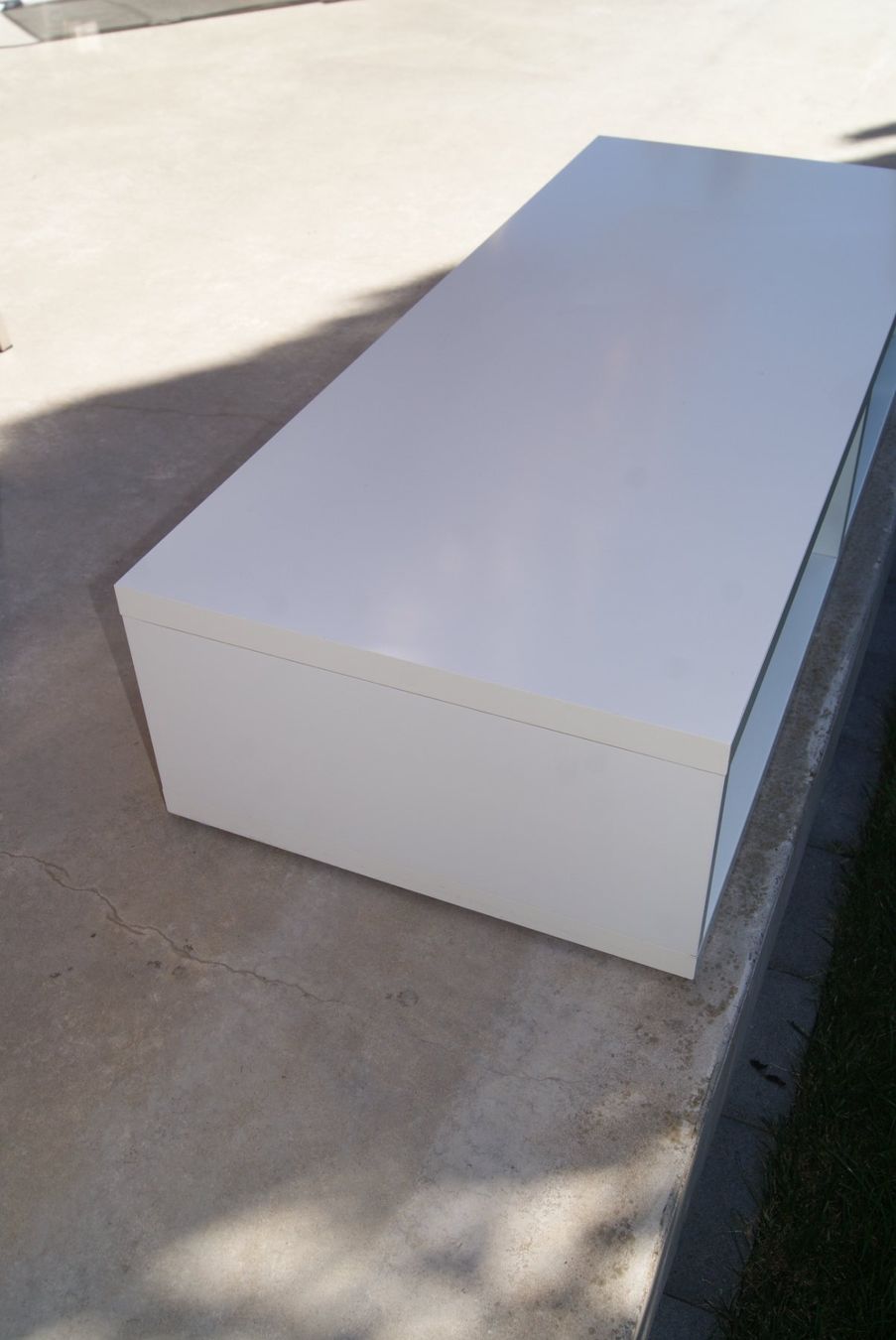 Ikea Mobili TV: TV-Lowboard weiss mit Ablagefächern gebraucht – Usato da Buus venduto da Zwuckel61 2