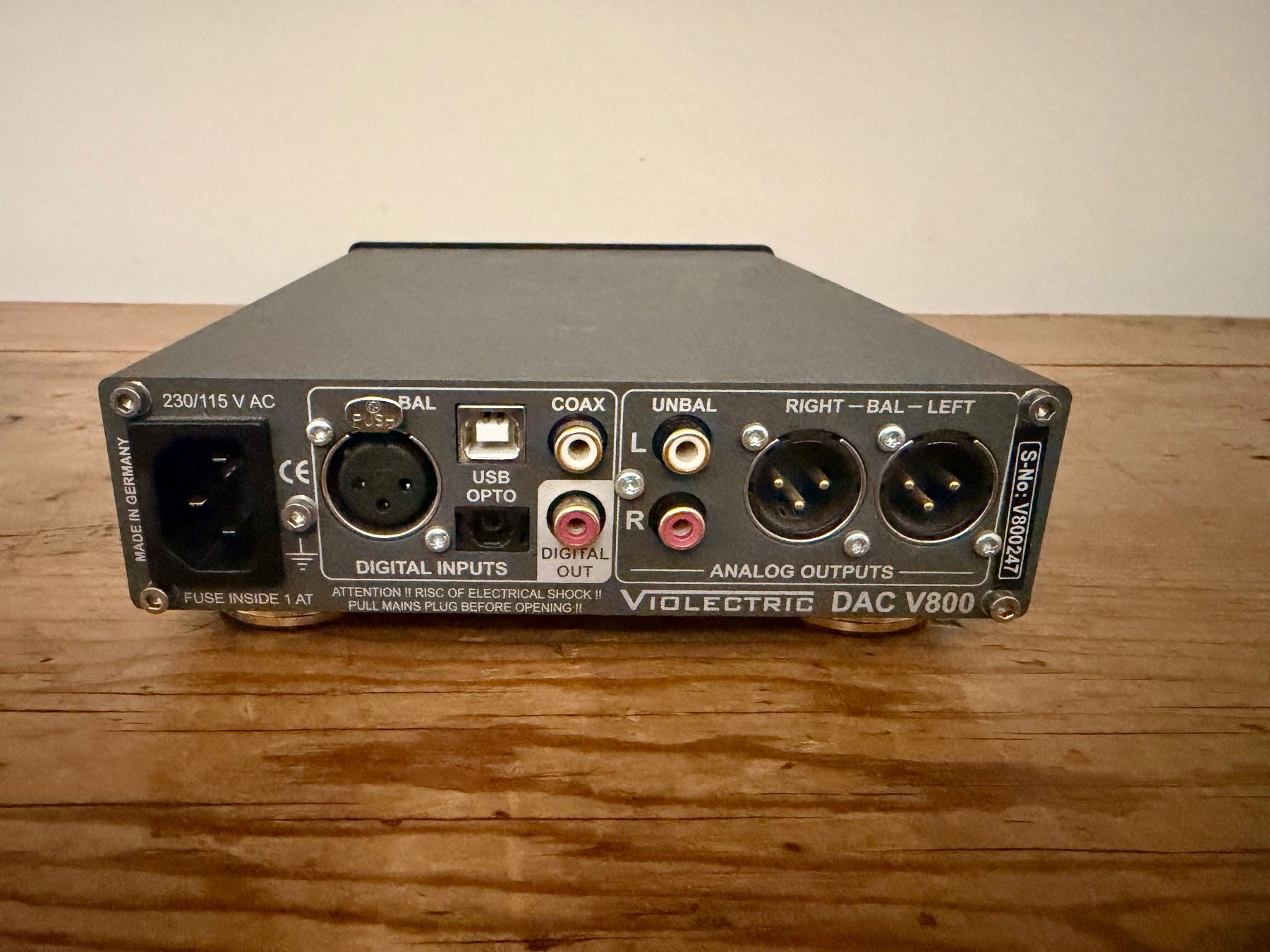 Convertitori: VIOLECTRIC DAC V800 Digital Analog Wandler – Usato da Solothurn venduto da Mc_Clane 1