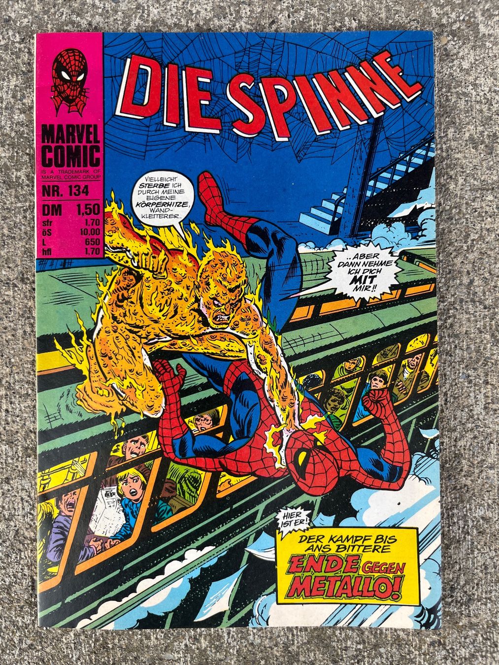 Comics: Die Spinne Marvel Comic Nr. 134 - Top Zustand! Selten – Gebraucht aus Dettighofen von Moshop