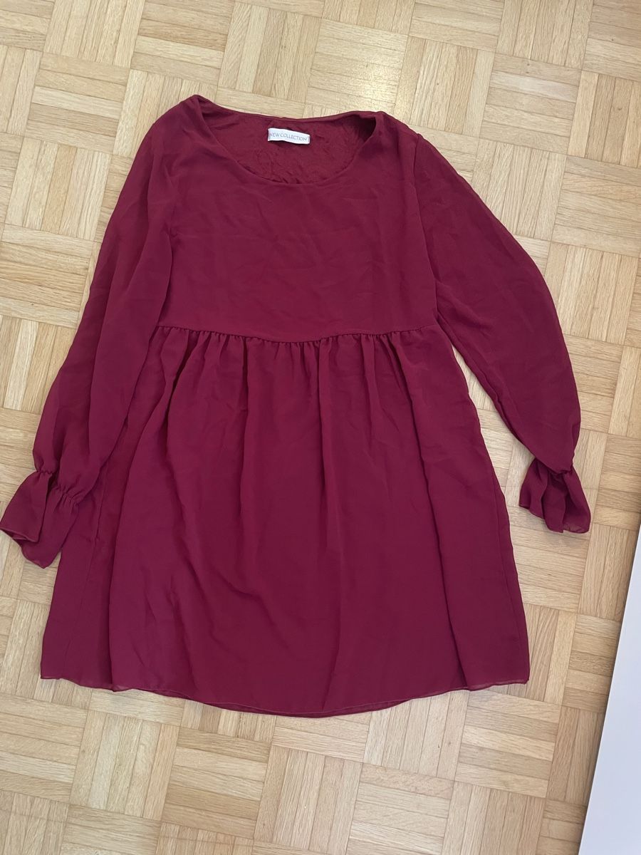 Vestiti: Kleid, bordeaux rot, Grösse S/M – Nuovo (secondo la descrizione) da Zürich venduto da Carlajimena 4