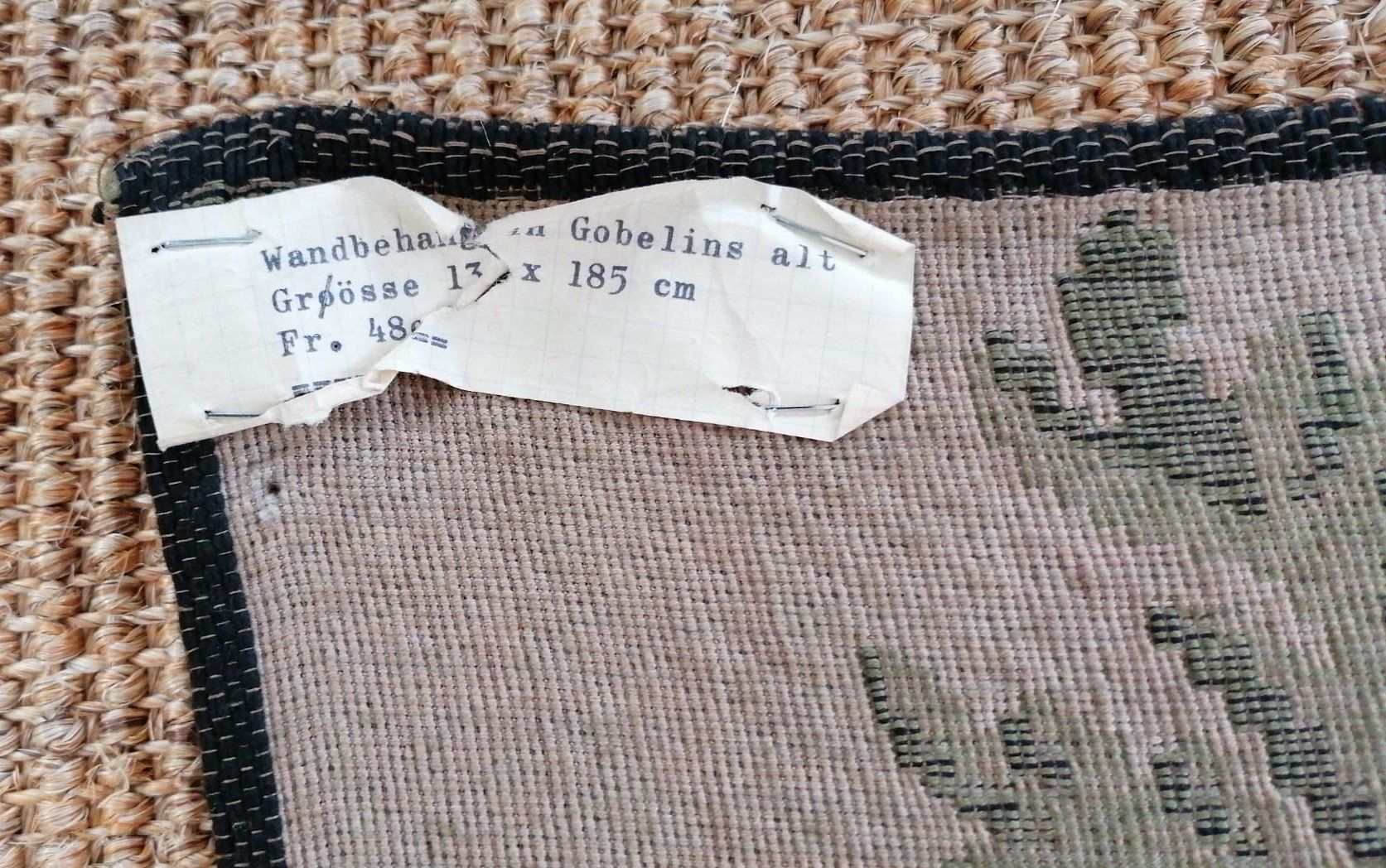 Tappeti: Wandbehang in Gobelin alt – Usato da Grächen venduto da Hel7890 2