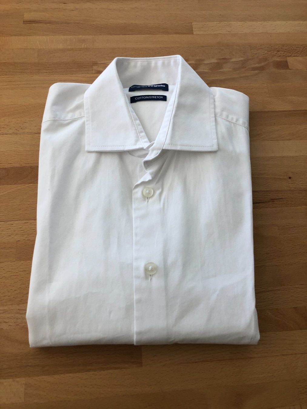 Camicie, T-shirt & Polo: Knaben-Hemd Gr. 37/38, weiss, langarm – Usato da Schöftland venduto da casalti