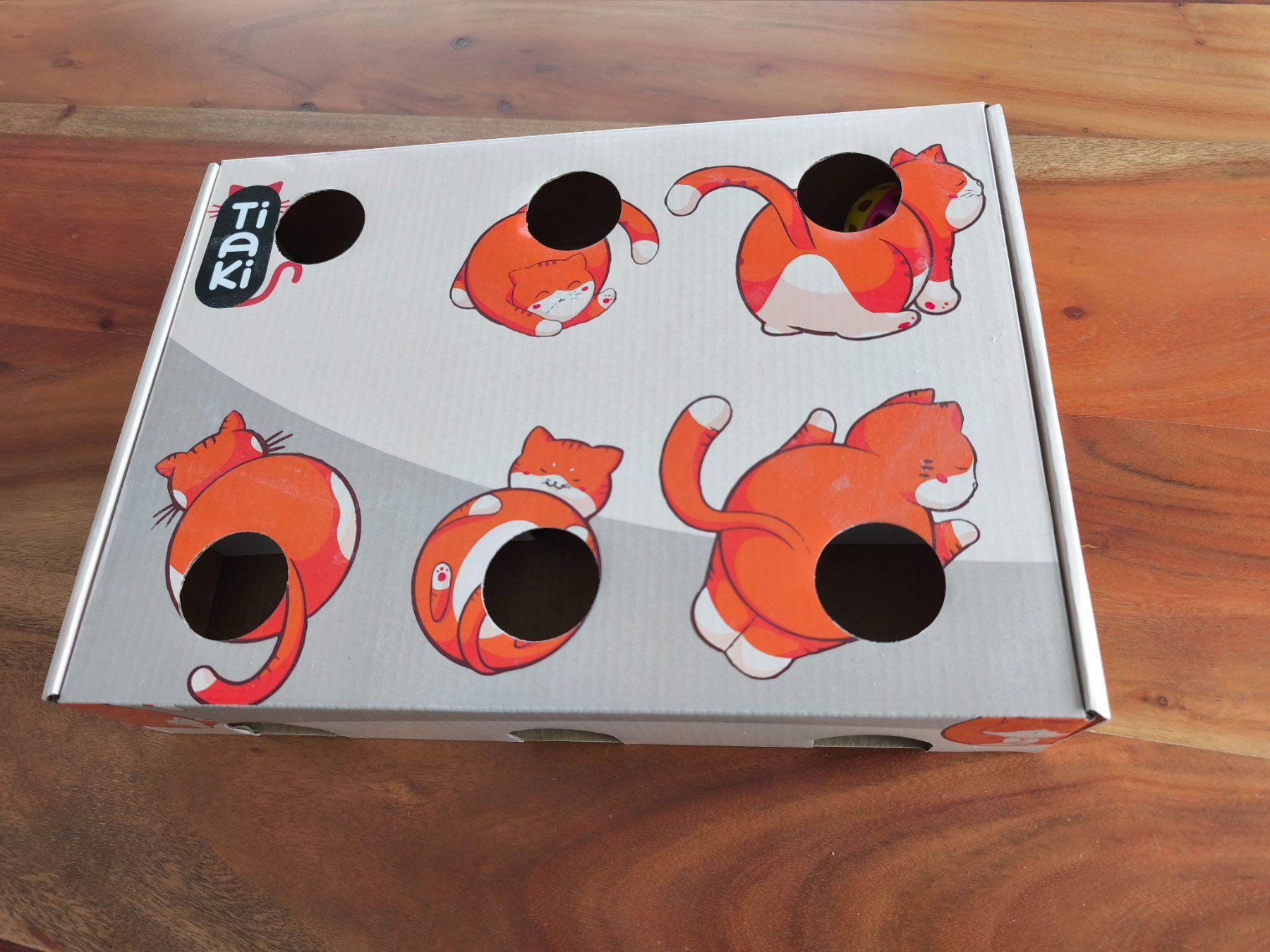 Giocattoli: Katzenspielbox mit Glöckchen-Bällen, unbenutzt – Usato da Ottenbach venduto da Joeschty