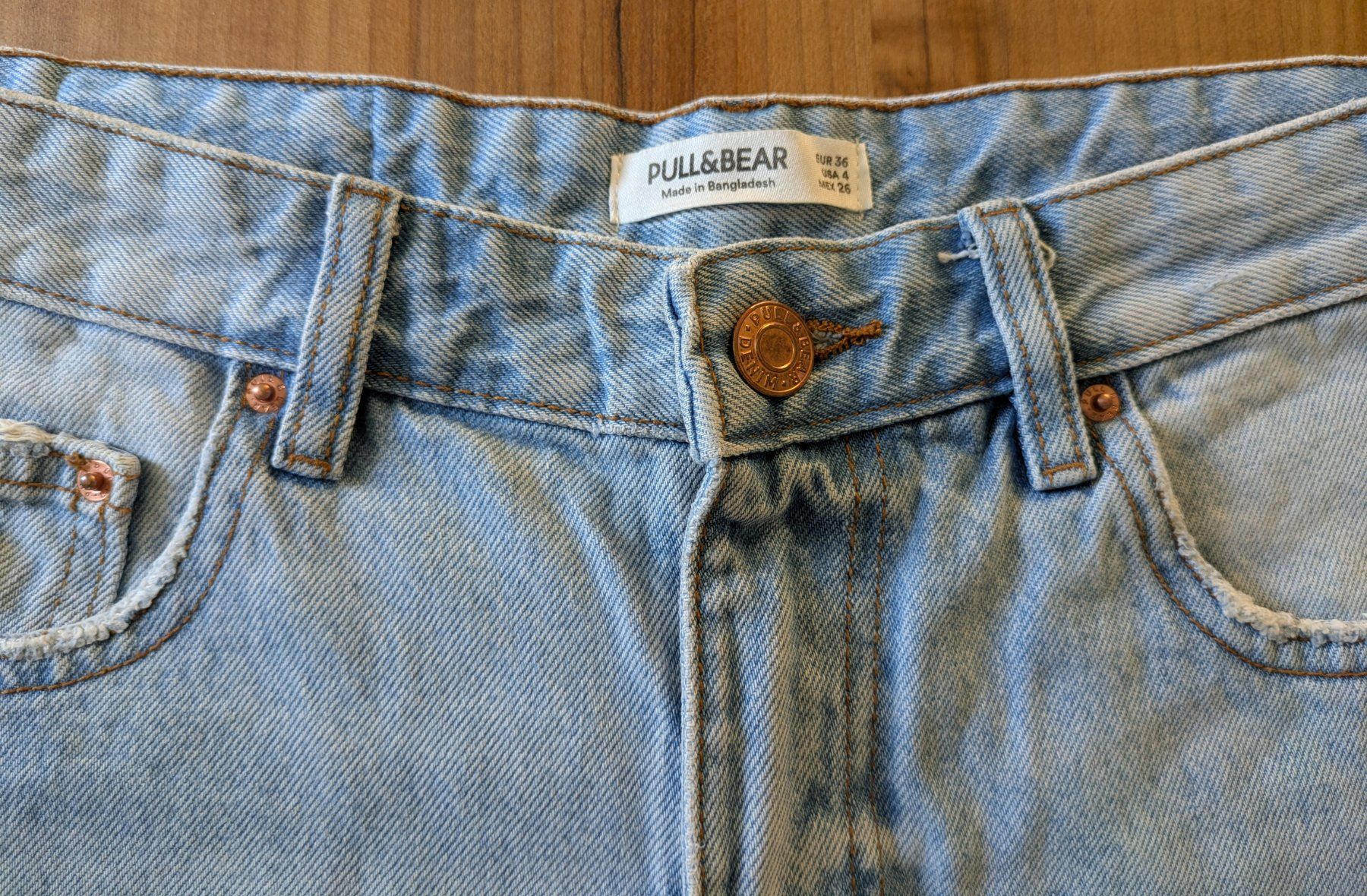 Pull&Bear Pantaloni: Jeans-Shorts "Pull&Bear" Gr. 36 (wie neu) – Nuovo (secondo la descrizione) da Bonstetten venduto da Scoutinggirl 3
