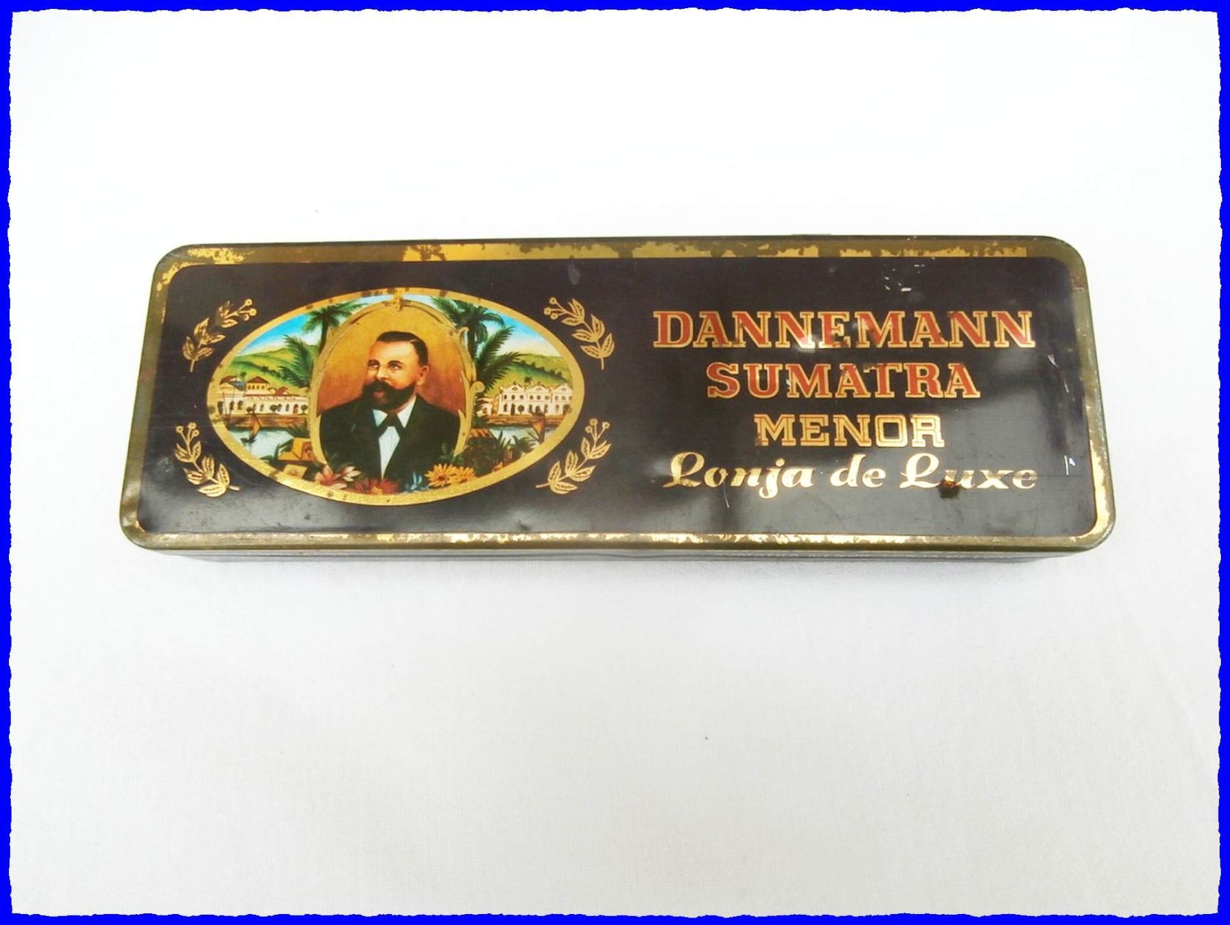Sigari: Blechdose "DANNEMANN Sumatra" - für Zigarillos Menor Lonja – Usato da Worblaufen venduto da Re_mo81 3