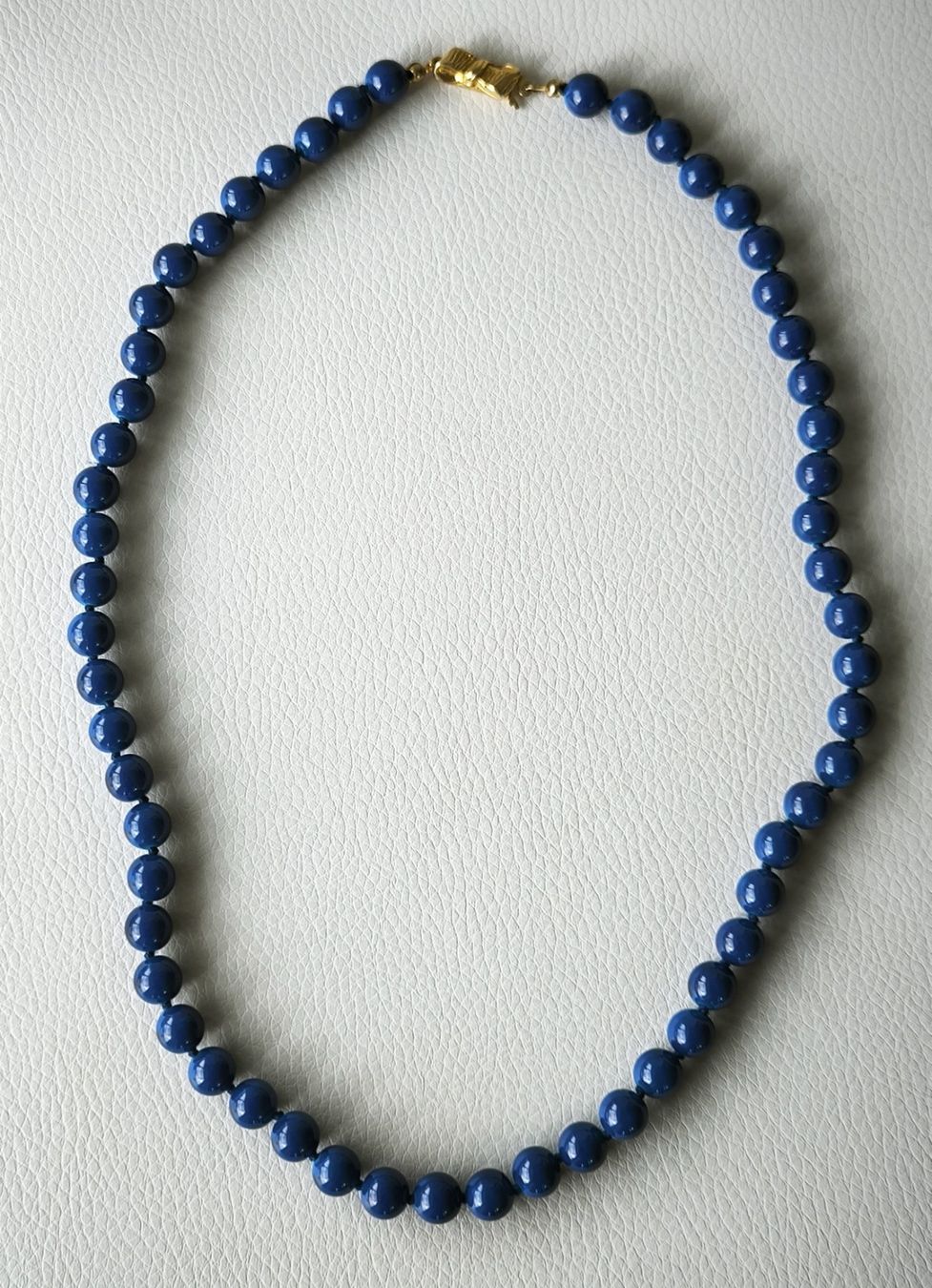 Catenine: Lapis Halskette geknüpft – Nuovo (secondo la descrizione) da Miège venduto da gitarro68