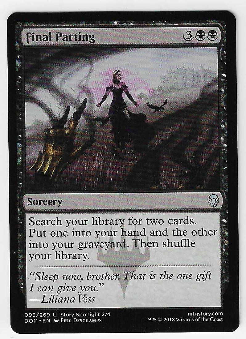 Magic The Gathering Carte collezionabili: [MTG] Final Parting [en] – Usato da Nyon venduto da LucidumMTG