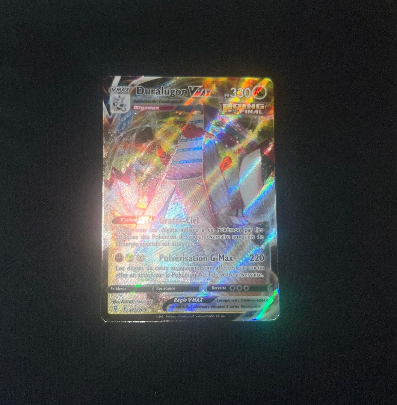 Pokémon Carte collezionabili: Duralugon Vmax FRançais 123/203 – Nuovo (secondo la descrizione) da Genève venduto da Jojo_pokemon 2