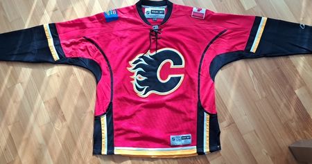 Calgary Flames NHL Hockey Trikot Reebok Gr. XL