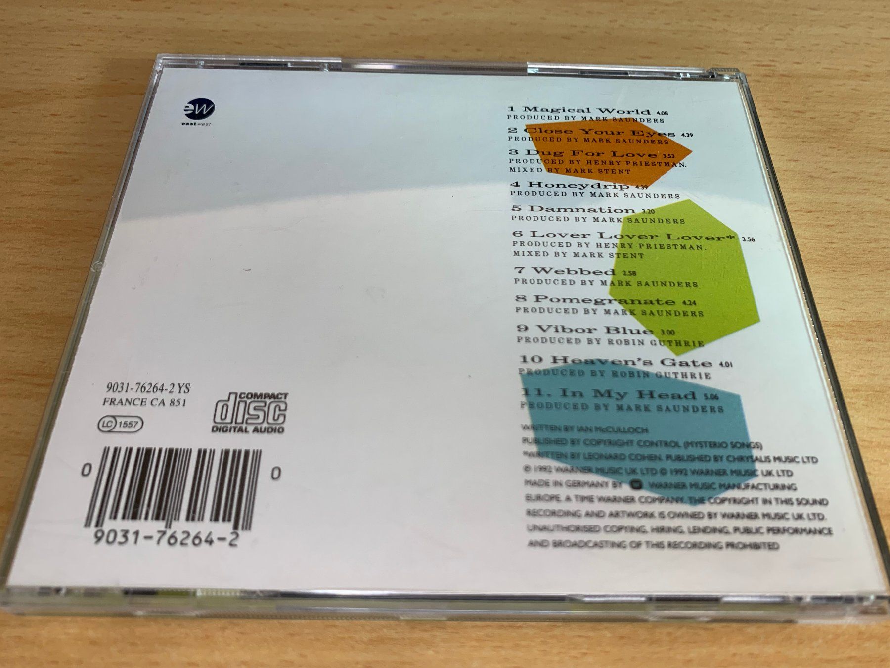 CD: Ian McCulloch – Mysterio – Usato da Rikon im Tösstal venduto da Alpenmutz 1