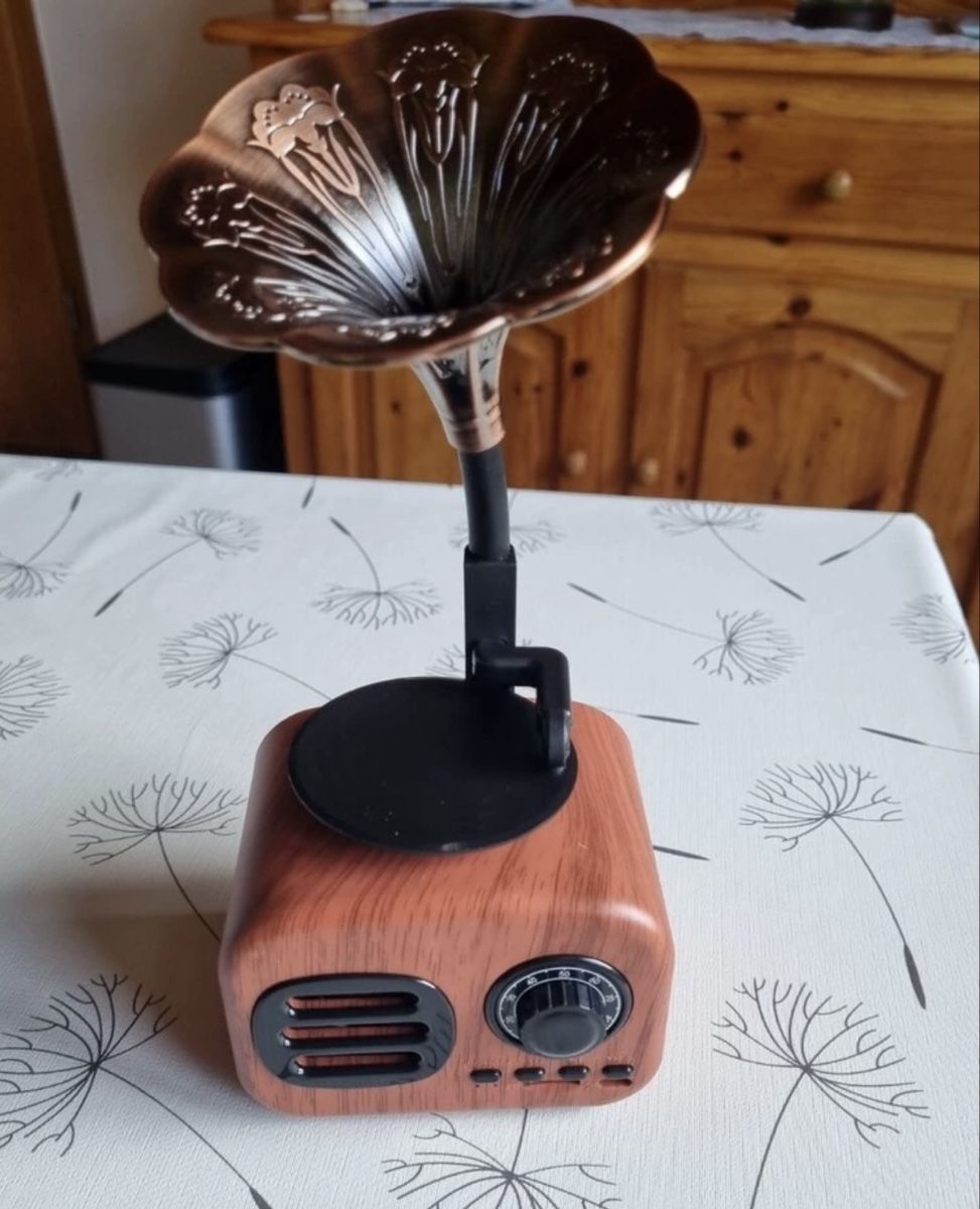 Casse acustiche: Retro Grammophon Bluetooth Lautsprecher, neu – Nuovo e nell'imballaggio originale da Emmenbrücke venduto da engueteDeal 3