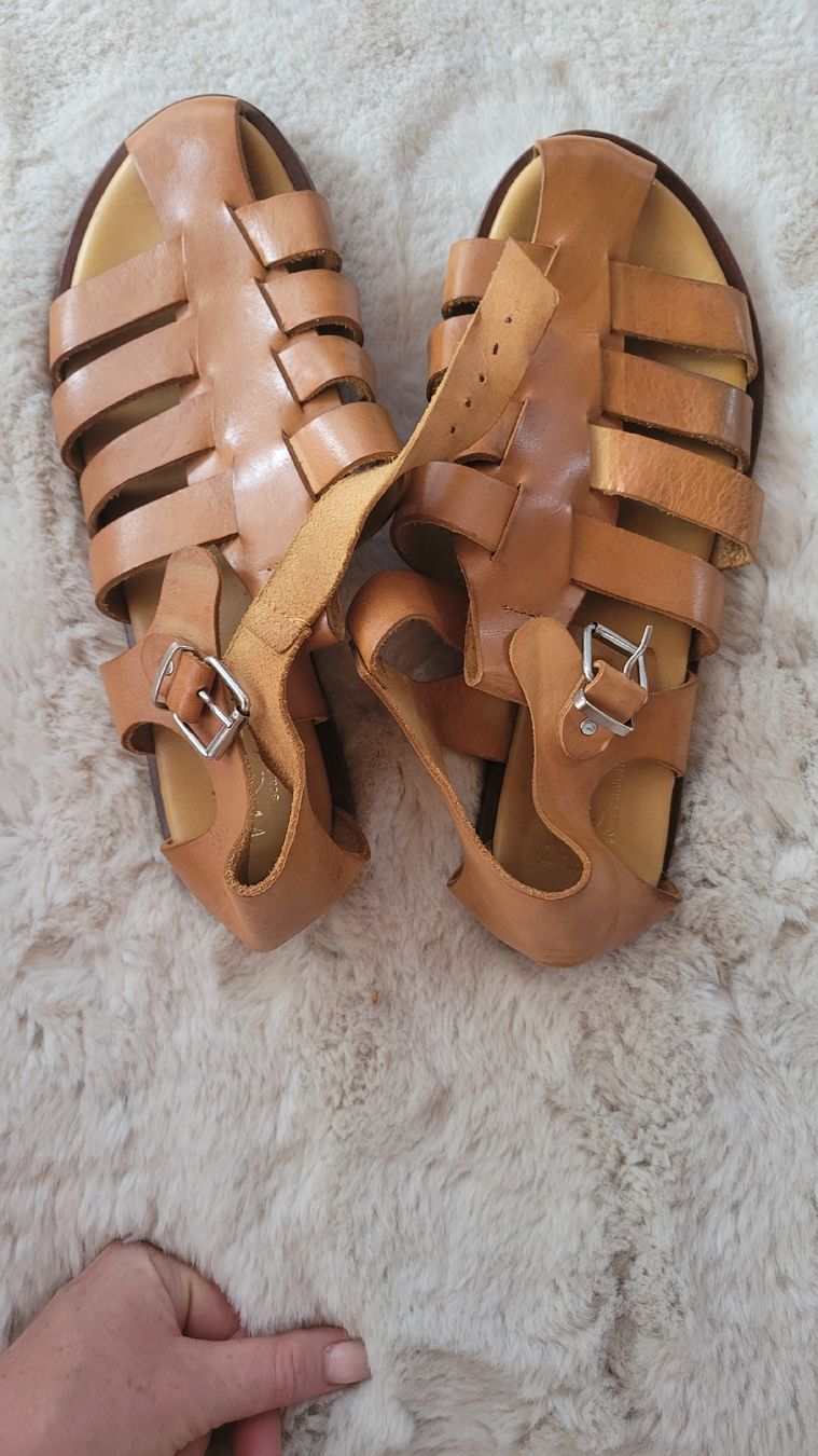 Chaussures femmes: Ledersandalen Marino Grösse 40  – D'occasion à Horgenberg par Klatschmohnmaria 1