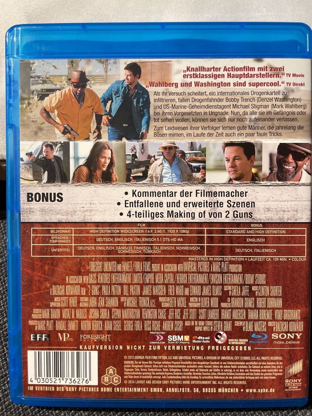 Tutti i DVDs: [Blu-ray] 2 Guns (2013) – Usato da Frasnacht venduto da GracyStore 1