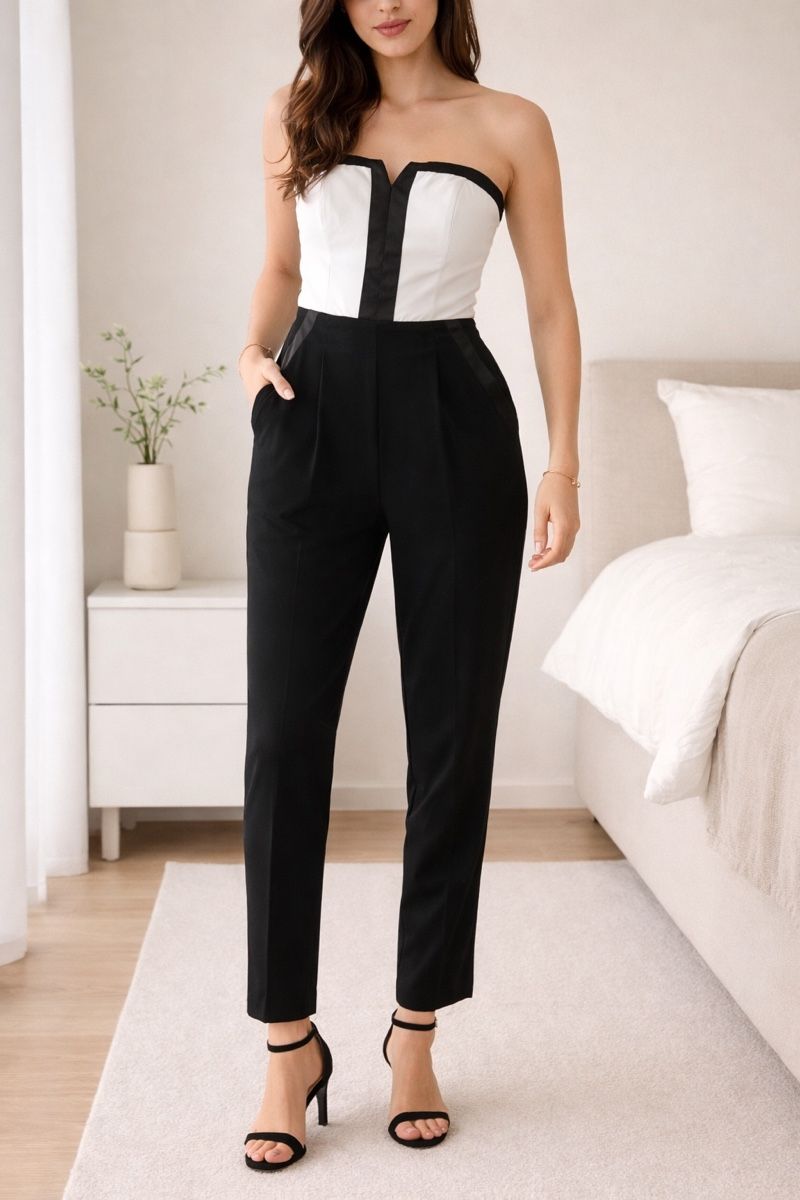 Tute: COMBINAISON BUSTIER BICOLORE TALLY WEIJL M – Nuovo (secondo la descrizione) da Lausanne venduto da KeNaChic