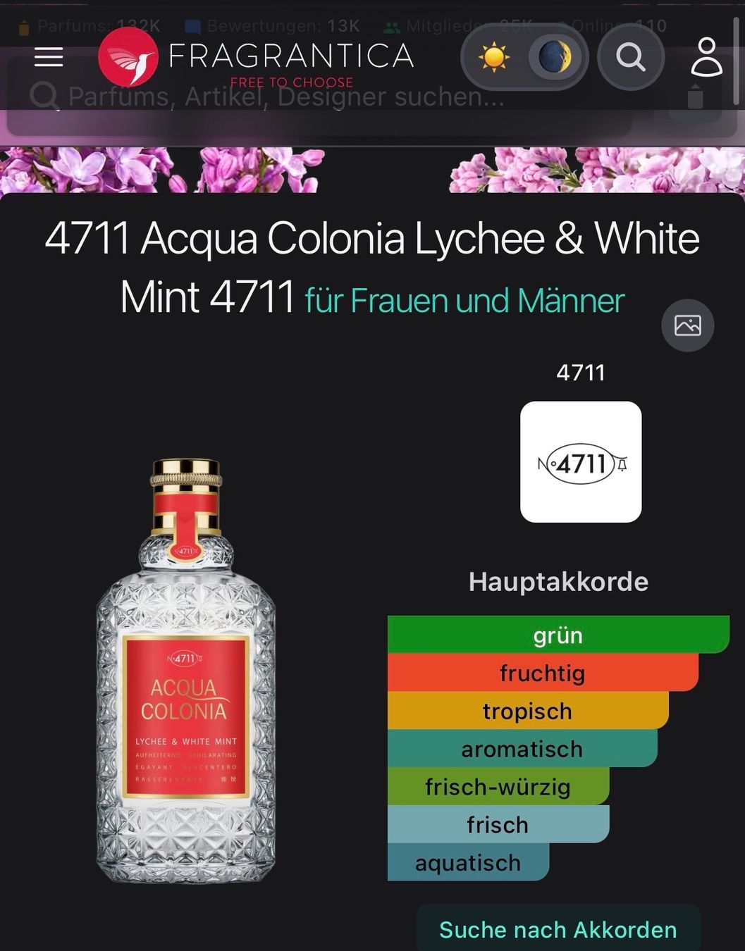 4711 Parfum & Eau de Toilette: 4711 Lychee & White Mint 5ml.EDC Abfüllung Unisex – Gebraucht aus Zürich von deruja 2