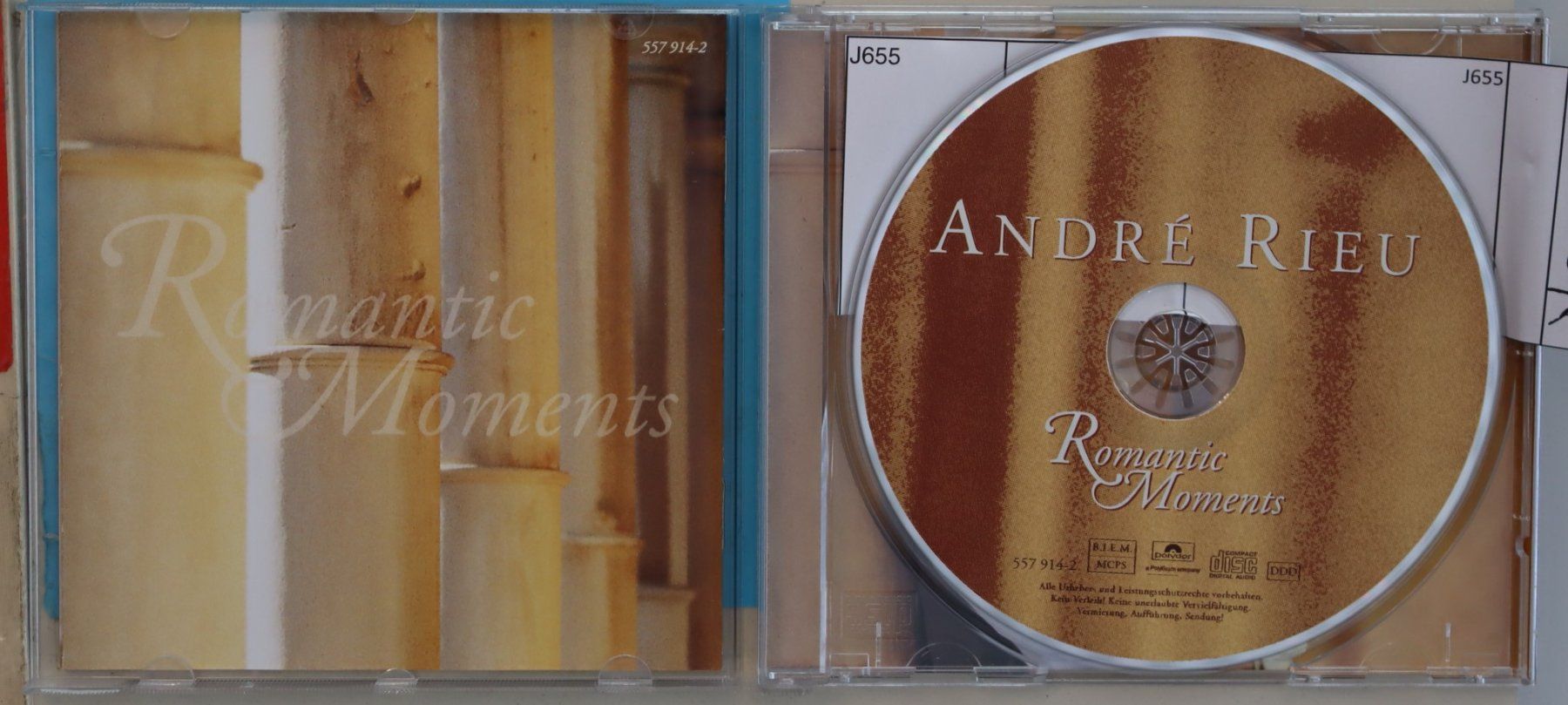 CDs: André Rieu – Romantic Moments – D'occasion à Luzern par CONTENTI 1