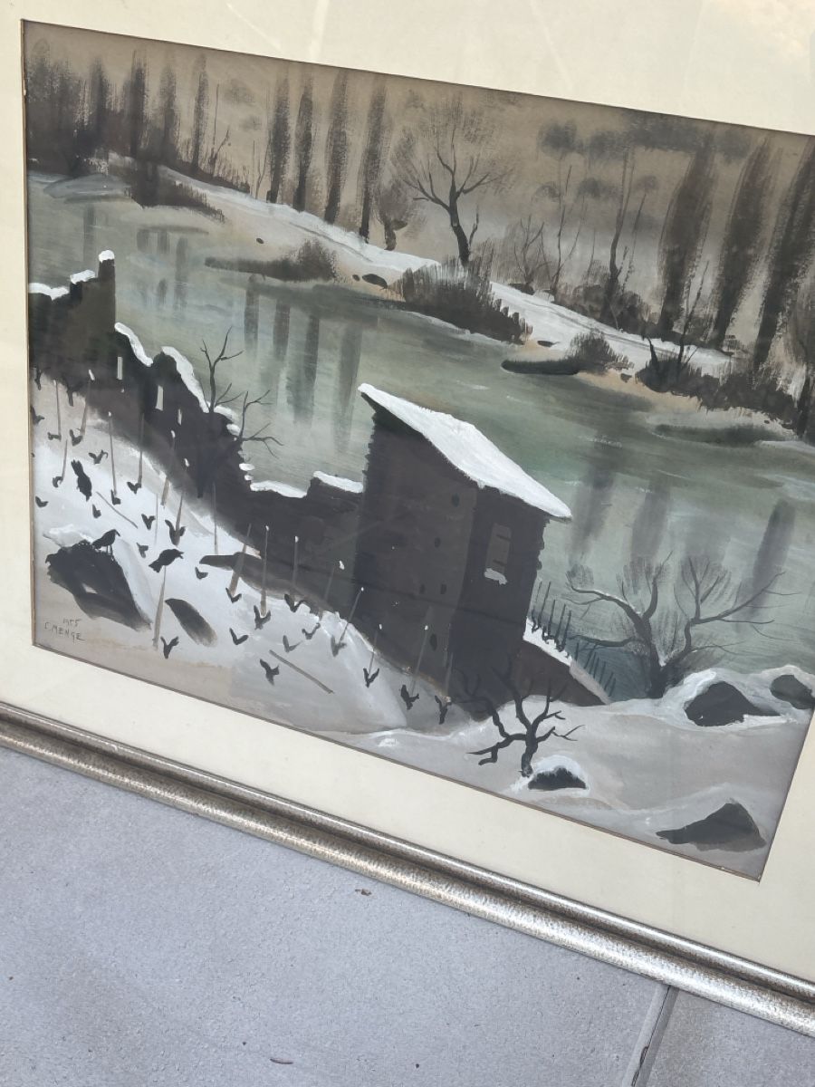 Dipinti: C.Menge Peinture 1955 – Usato da Chavornay venduto da Gold-Gym 2