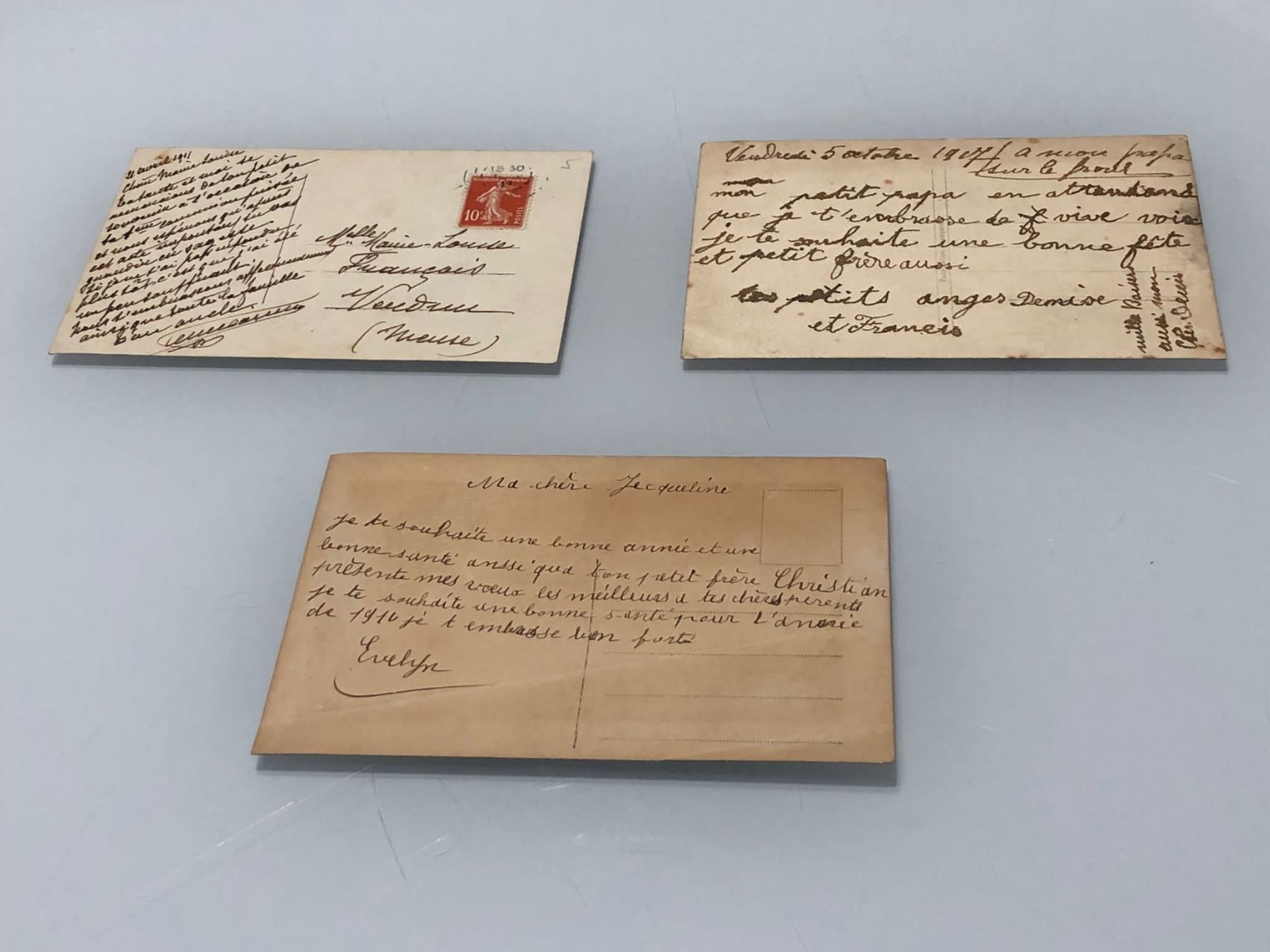 Cartoline postali: 3 hübsche antike Postkarten mit Kinderbildli – Usato da Röschenz venduto da Tashroal 2