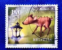 Nr.1485A REH  Sondermarken Weihnachten GESTEMPELT 2013  ﻿
