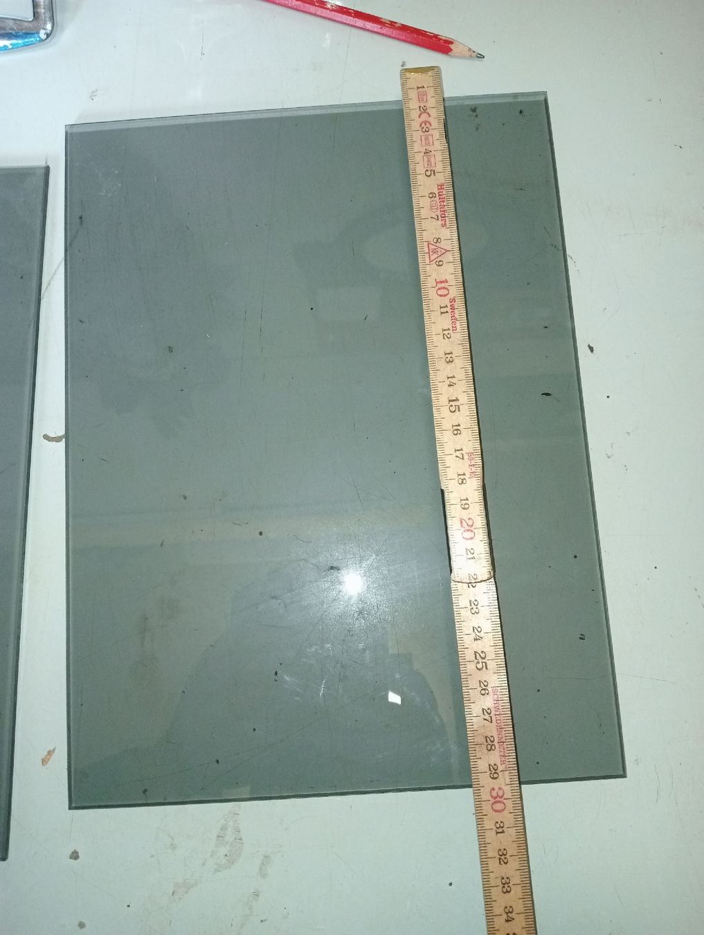 Piatti di portata: glasstücke 3 getönt 1klar – Usato da Oberaach venduto da Hardy016 4