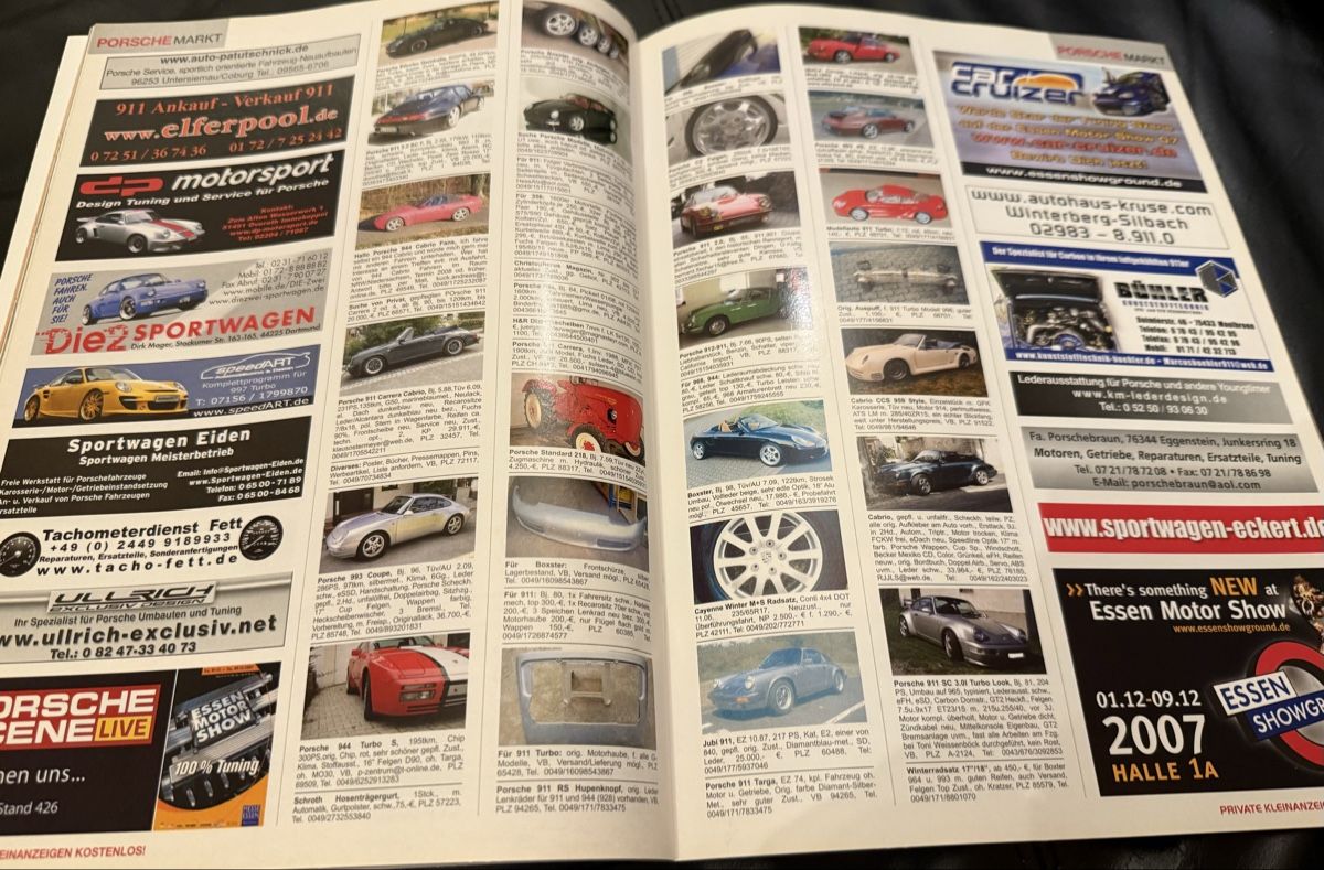 Zeitschriften & Magazine: Porsche Scene- 11/2007 – Gebraucht aus hunzenschwil von Oldipark 4