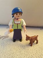 PLAYMOBIL Figur Bäuerin mit Zicklein (Ziege)