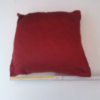 Zierkissenrot 33x33cm dunkel Rot Kissen Polsterkissen