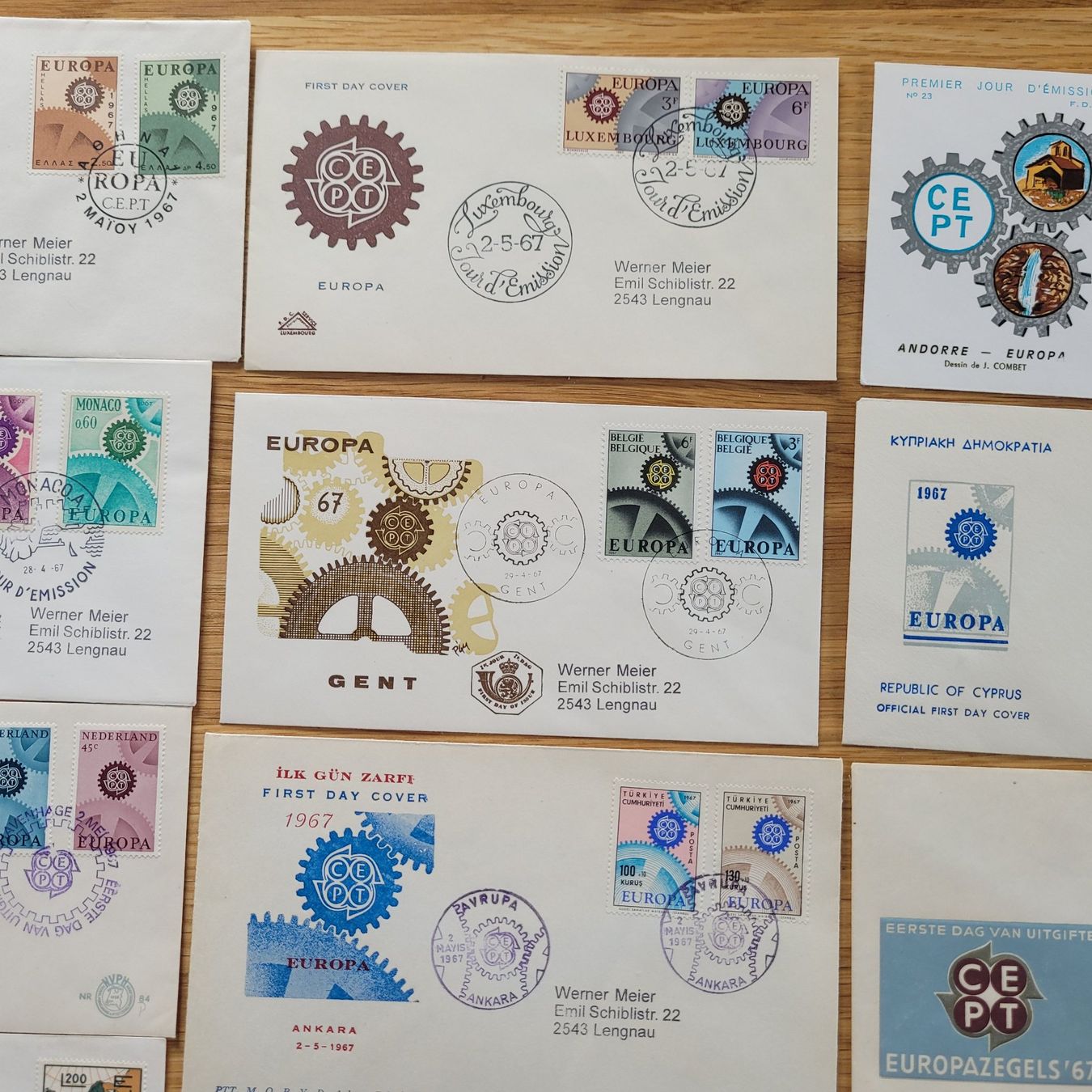 Alle Briefmarken: Los FDC – Gebraucht aus Biel/Bienne von Destockweb 2