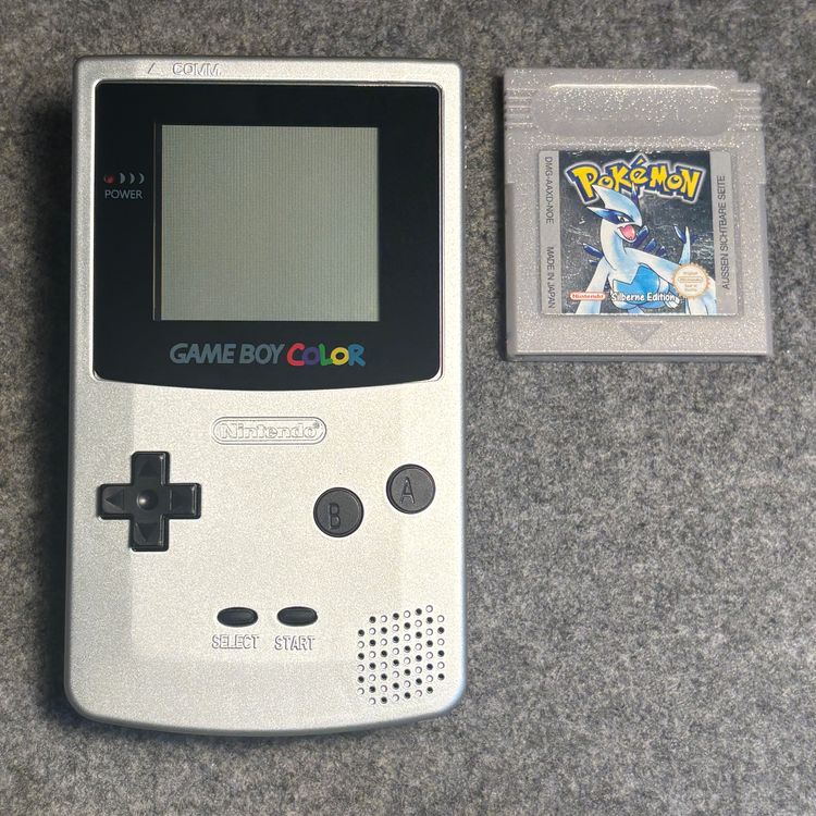 Gameboy Color Silber + Pokemon silber auf Deutsch (Gebraucht) in Mollis ...