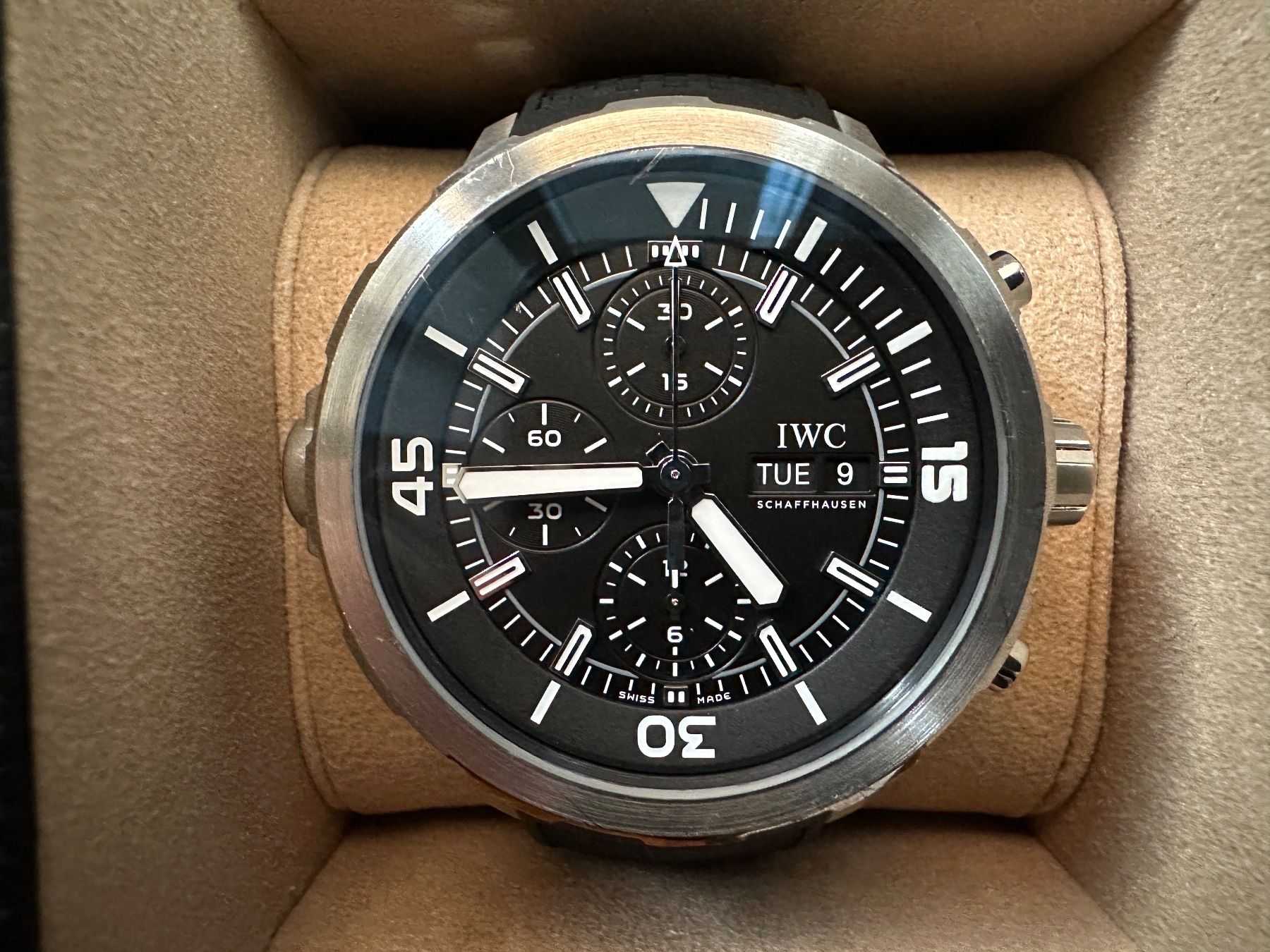 IWC Orologi: IWC Aquatimer Chronograph IW376803 Full-Set – Usato da Matten b. Interlaken venduto da cour13 3