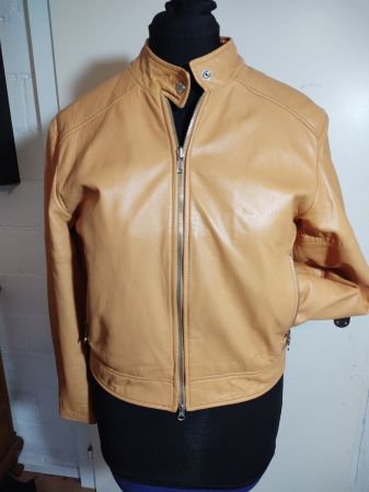 Lederjacke M