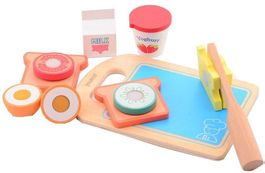 Kinderküche - Frühstücksset aus Holz