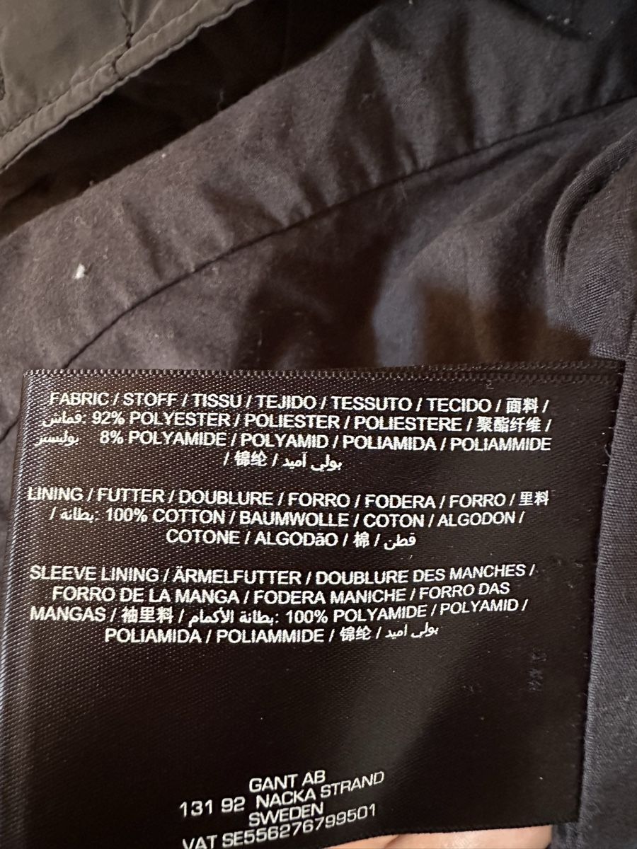 Gant Giacche: GANT Quilted Jacket, Dark Blue, Size M – Nuovo (secondo la descrizione) da Sion venduto da Omnomberry- 2