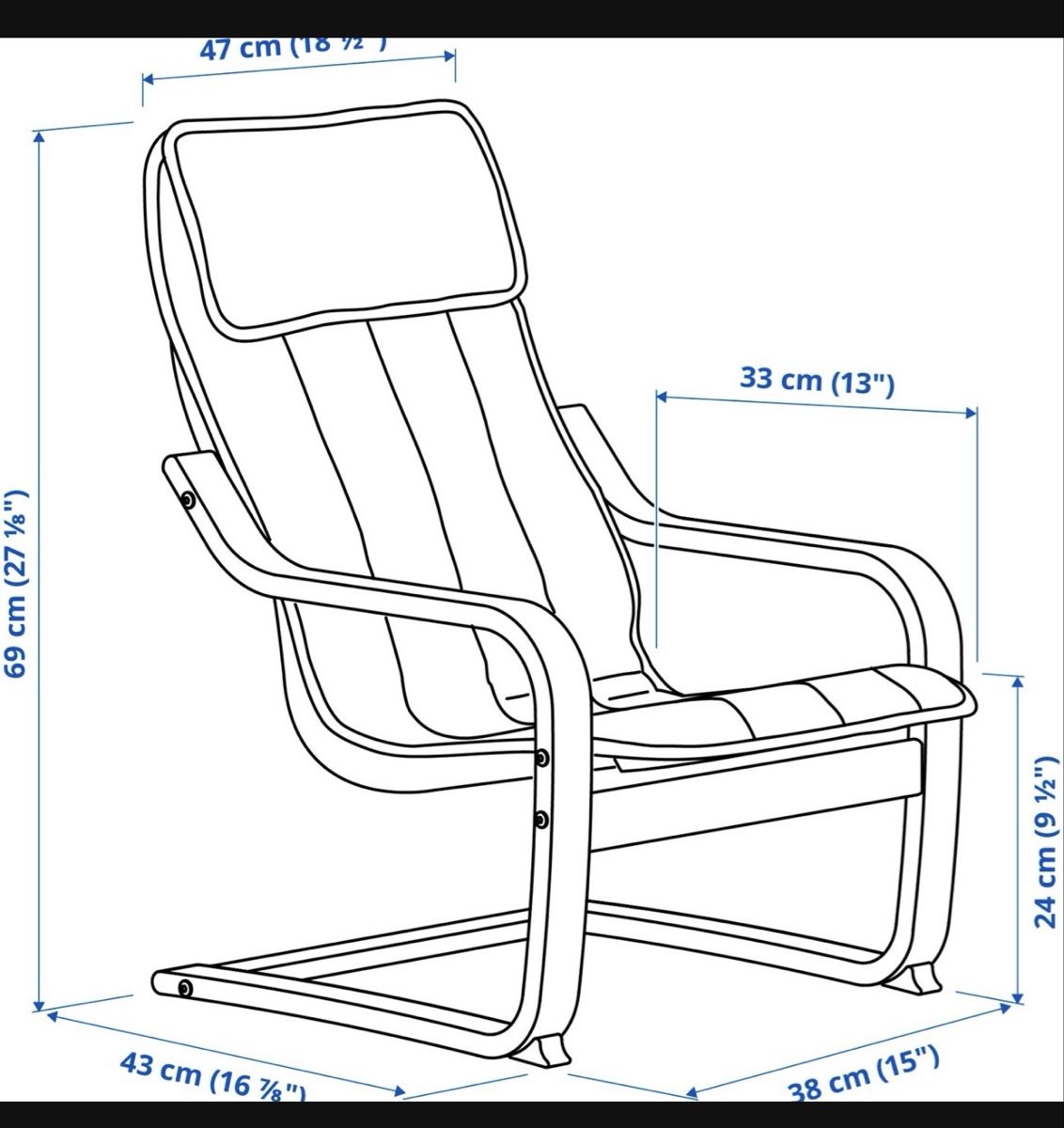 Ikea Fauteuils: Ikea POÄNG Kindersessel – D'occasion à Uster par Coco101 1