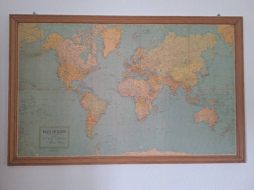Karten: Carte du monde – Gebraucht aus Perroy von sib_rrf2