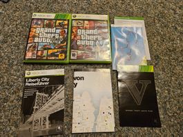 XBOX 360 Grand Theft Auto IV V Bundle