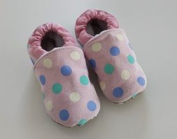 FINKEN | SMILE | Gr. 26 | pink/rosa mit farbigen Punkten